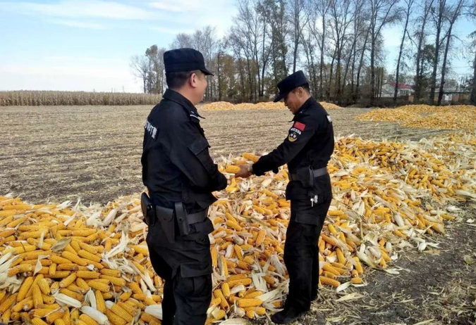 禁燒秸稈走田間、共鑄警魂保藍天